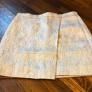 J. Crew Jacquard Crossover Skirt Size 0